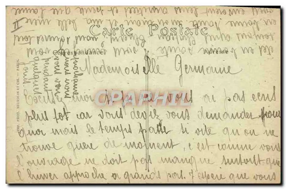 Chalons-sur-Marne — Die Militärhaft und der Kriegsrat — ND. Phot. - Rückseite