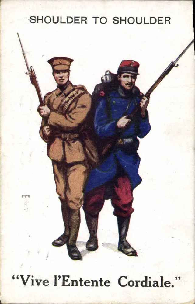 Alliierte Soldaten — Entente cordiale — Verlag Mick King Henry's R.S. (Nr. 602) - Vorderseite