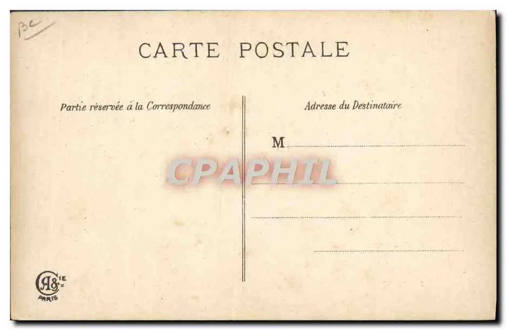 Pochard'ın Diplomasi — Eğimli Gosierler Topluluğu — Yayımcı C. CAILLET - Arka yüz