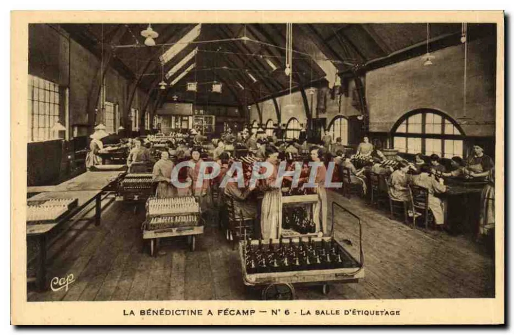 La Bénédictine in Fécamp — Nr. 6 — Die Etikettierstube - Vorderseite