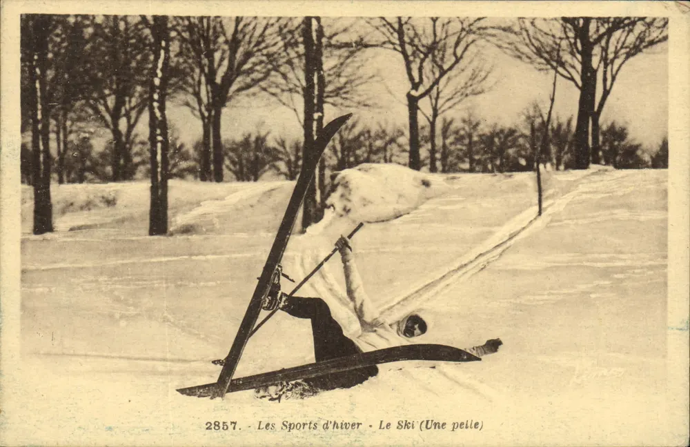 Ski (Eine Schaufel) — Winter-Sport — Nr. 2857 — Photo-Imprimerie Leon Margerit - Vorderseite