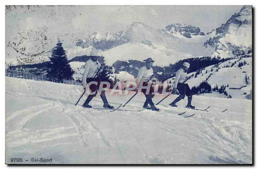Ski-Sport — 9705 — Phototypie Co., Neuchâtel - Vorderseite