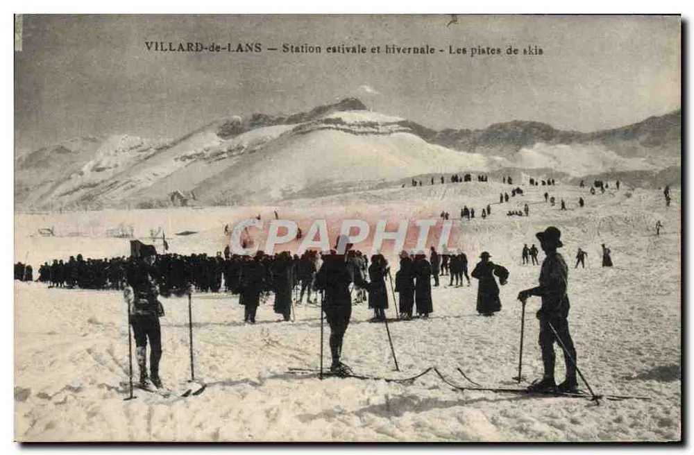 VILLARD-de-LANS — Sommer- und Winterresort — Die Skipisten - Vorderseite