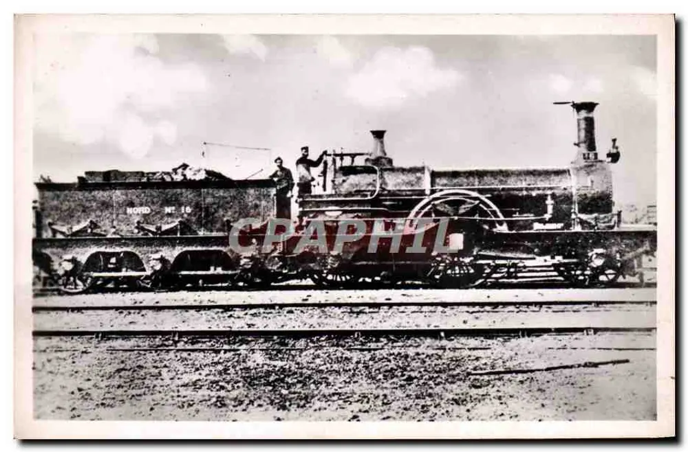 Dampflokomotive Nr. 16 — Sturrock-Typ — Compagnie du Nord — Editionen « La Vie du Rail » Nr. 95 - Vorderseite