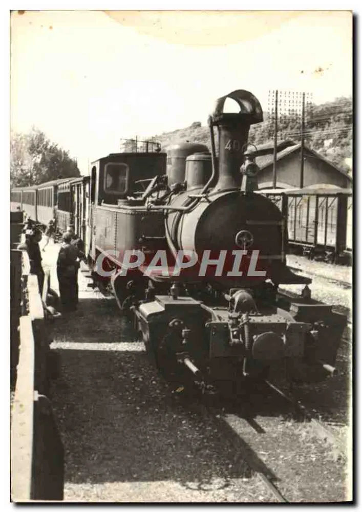 Train à vapeur n° 410 — station ferroviaire — éditeur inconnu, n° de série 19 - Frente