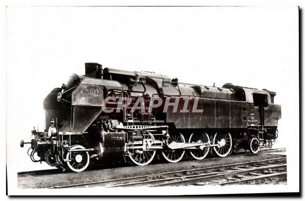 Locomotiva Nord B.52 — Edições F. Fleury, série XI - Frente