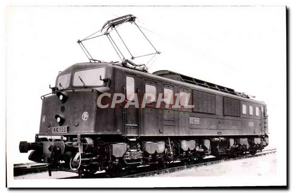 Locomotiva elétrica CC-6001 — Tipo C0 — SNCF — 2ª série - Frente