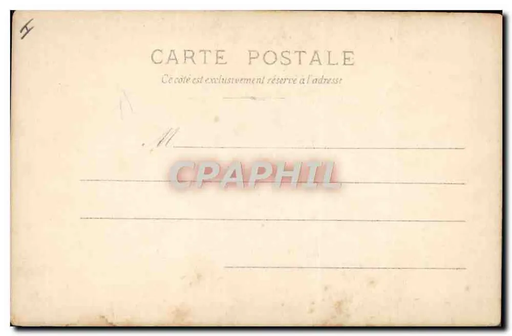 Nackte Tänzerin — Künstlerische Pose — Reutlinger Paris S.I.P. Nr. 92/2 - Rückseite