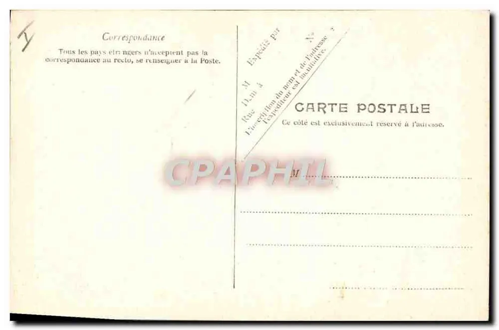 Nackte in einer Wanne — Bühnenszene — U.P. Paris n° 9056 - Rückseite