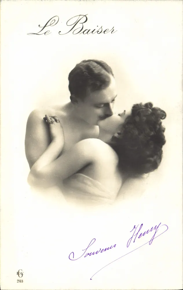 Der Kuss — Souvenir Henry — Verlag H.G. n°243 - Vorderseite
