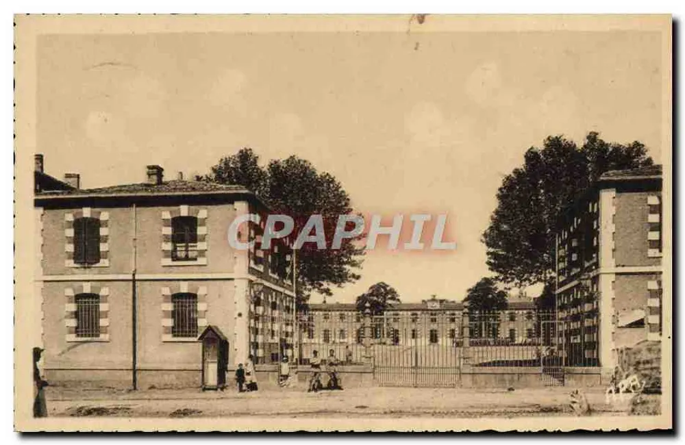 Militärbarracken in Castelnaudary — Aude — Verlag Les Cartes A.P.A. - Albi, Nr. 1333 - Vorderseite