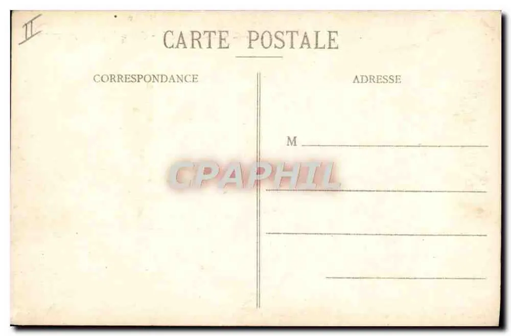 Cherbourg — Gegen-Torpedoboot bei stürmischem Wetter — Sammlung F. C. Cherbourg - Rückseite