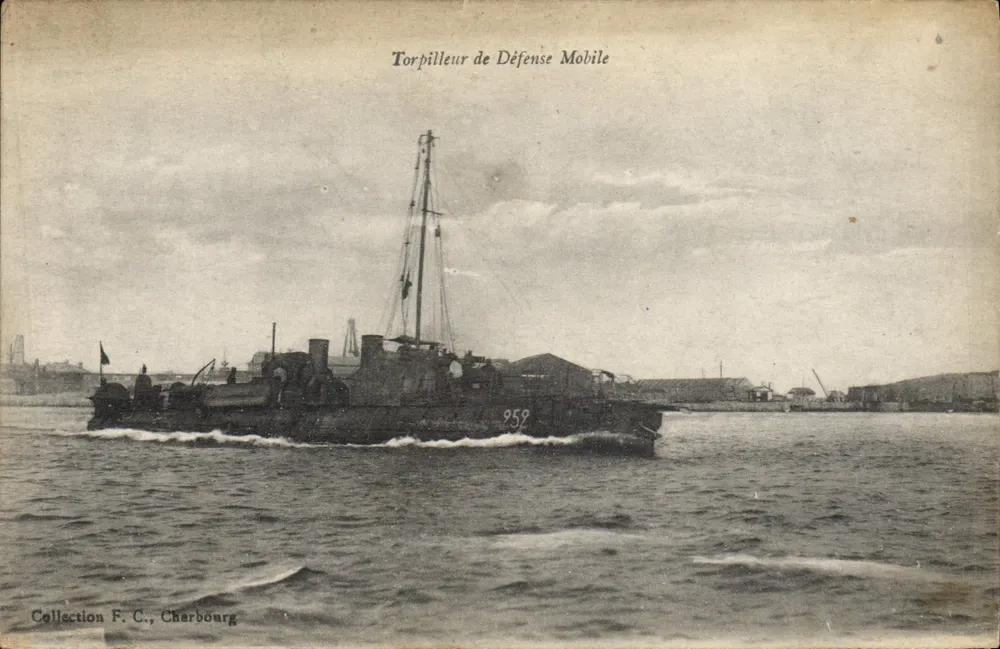 Torpilleiro de Defesa Móvel — n° 959 — Coleção F. C., Cherbourg - Frente