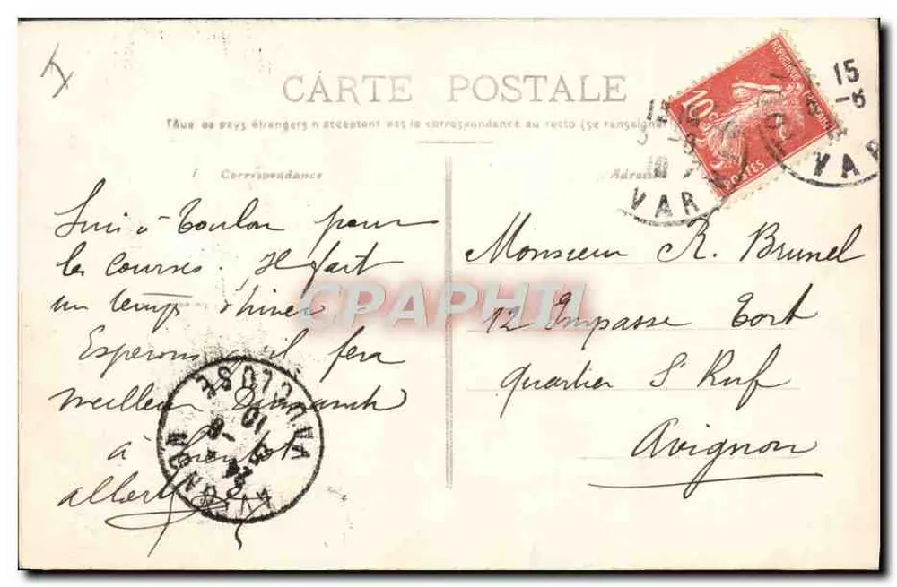 Toulon - Das Arsenal - Die Anlegestellen — Marine Nationale — n°210 — Verlag P.A.B. Toulon - Rückseite