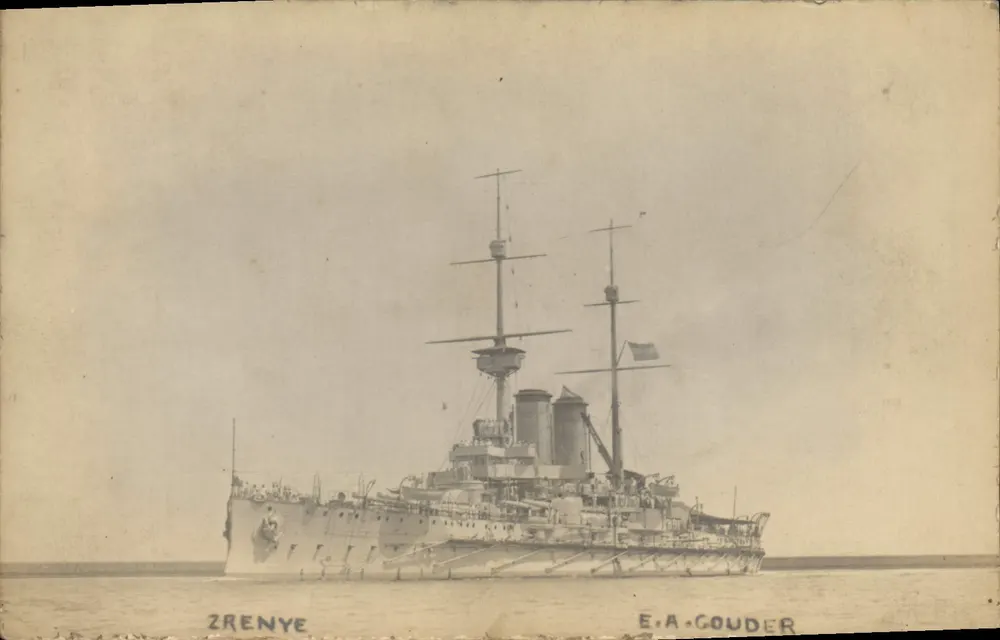 Kriegsschiff — ZRENYE — E.A. GOUDER - Vorderseite