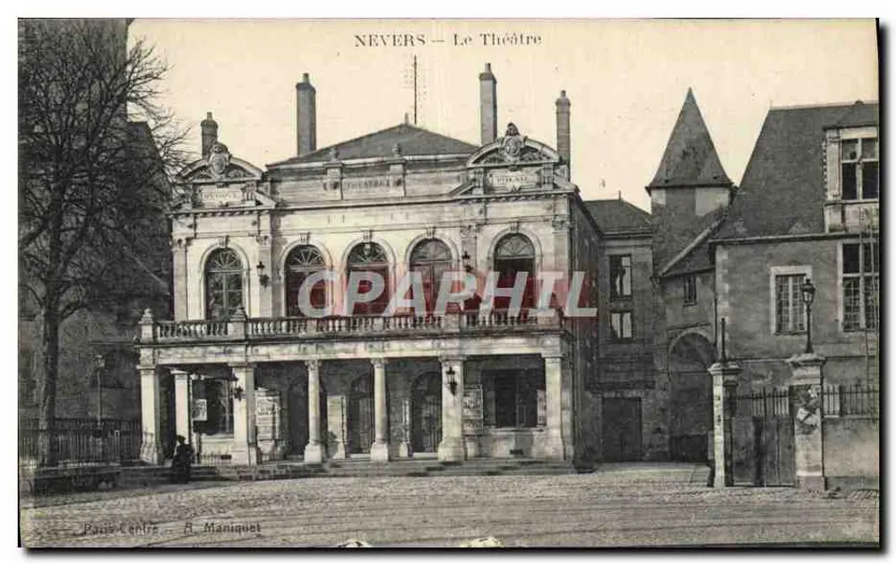 Nevers — O Teatro — A. Maniquet - Frente
