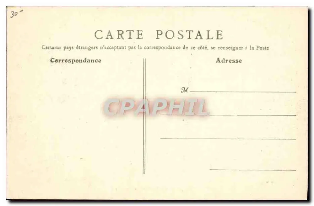 Paris - Ansicht des Theaters der Renaissance — B. F., Paris, Nr. 200 - Rückseite