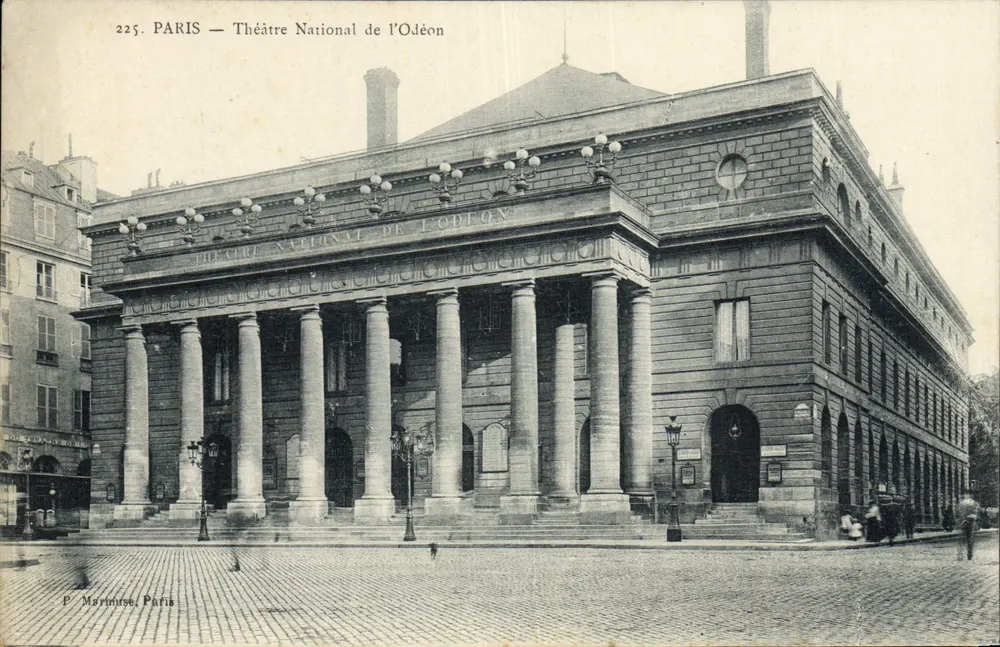 Paris — Teatro Nacional de l'Odéon — P. Marinus, Paris, n°225 - Frente