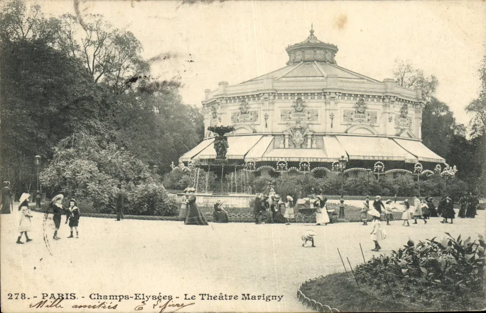 Paris - Champs-Élysées - Le Théâtre Marigny — Mill. Amétis & Fils, n°278 - Vorderseite
