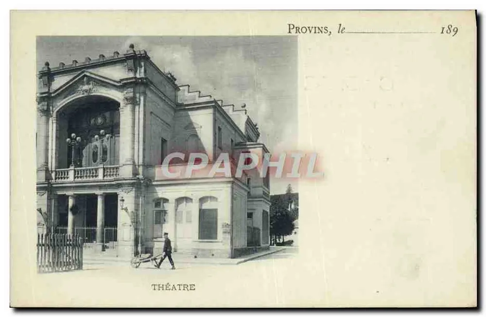 Teatro de Provins — Provins, el 189 — editor desconocido - Anverso