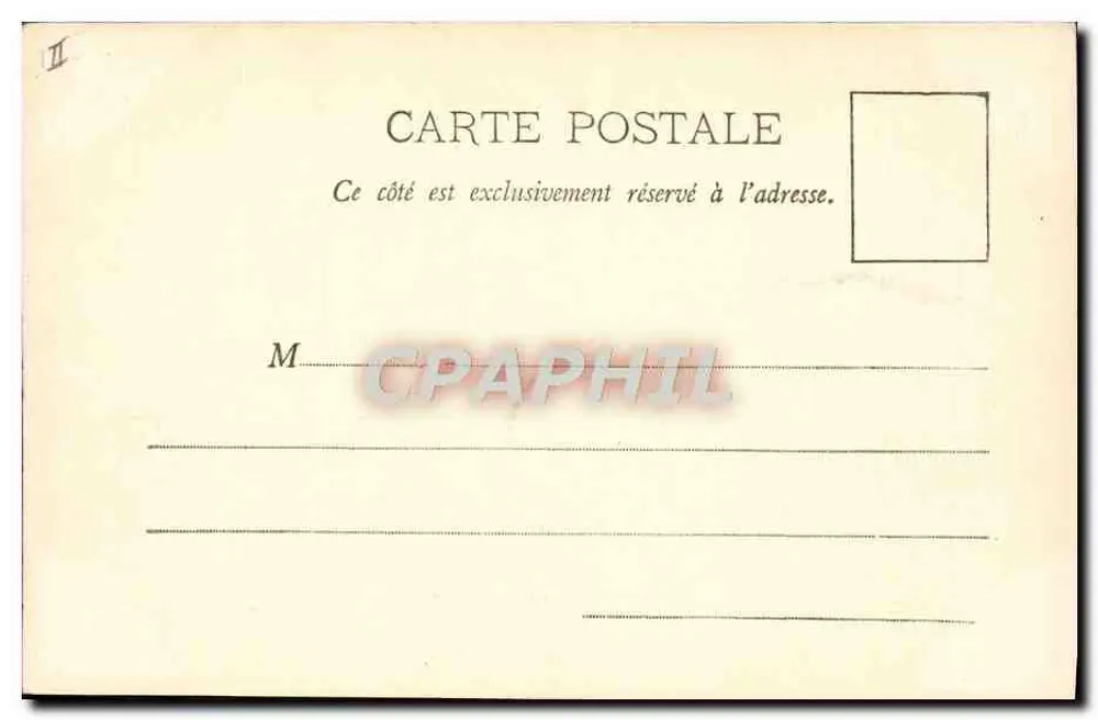 Paris - Théâtre du Châtelet — Ansicht mit Boot auf der Seine und Brücke - Rückseite
