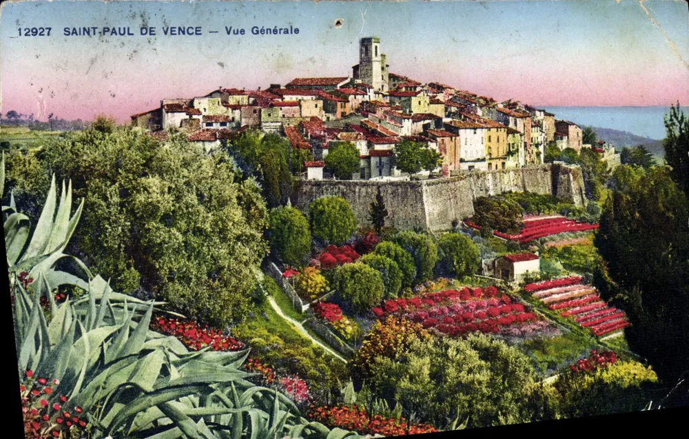 Saint-Paul-de-Vence — Vue Générale — Éditeur : Les Belles Éditions Françaises, Paris - Frente
