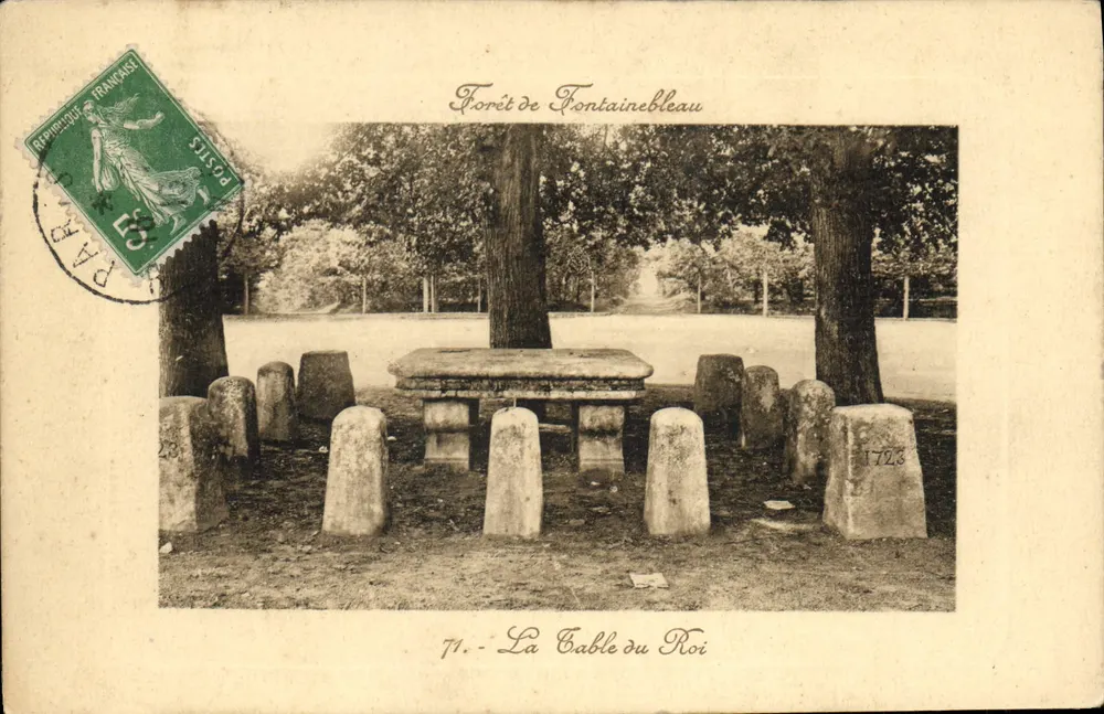 Woud van Fontainebleau — De KoningsTafel — uitgever niet zichtbaar, n° 71 - Voorkant