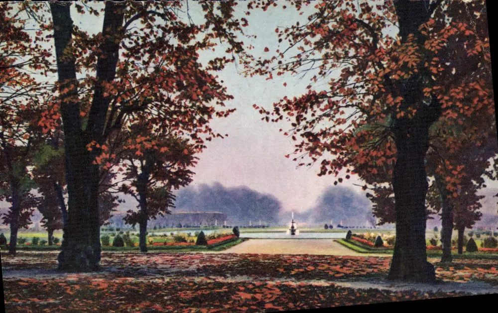 Fontainebleau (S.-et-M.) — Die Gärten des Schlosses — Der Parterre — Verlag La Douce France - Vorderseite