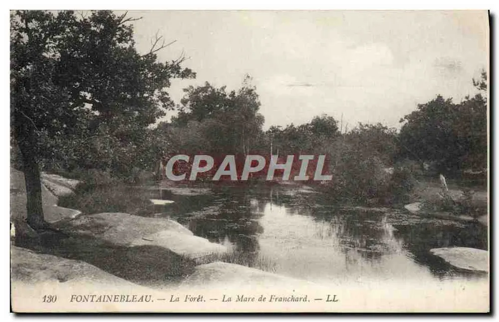 Fontainebleau — Der Wald — La Mare de Franchard — LL - Vorderseite