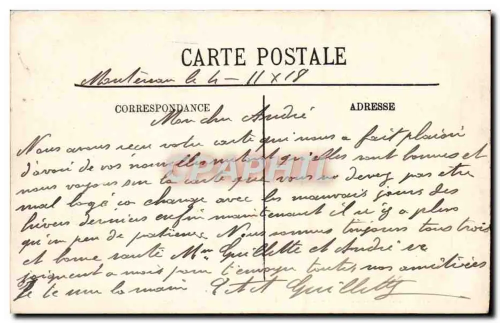 Fontainebleau — Der Wald — La Mare de Franchard — LL - Rückseite