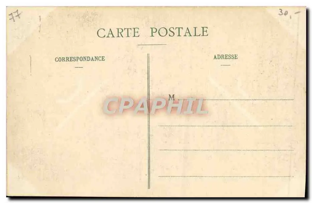 Forêt de Fontainebleau — Quelle Sanguinède (Tal der Solle) — n°409 - Rückseite