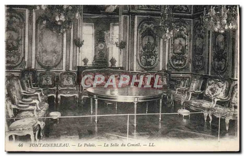 Fontainebleau — Das Schloss — Die Ratshalle — LL - Vorderseite