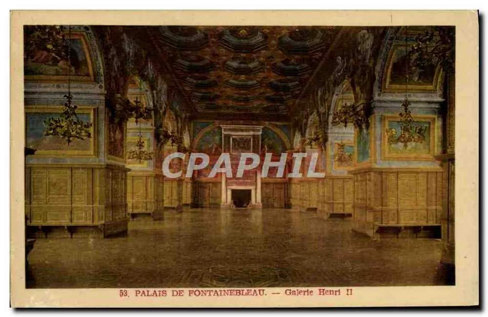 Schloss Fontainebleau — Galerie Henri II — n° 53 - Vorderseite