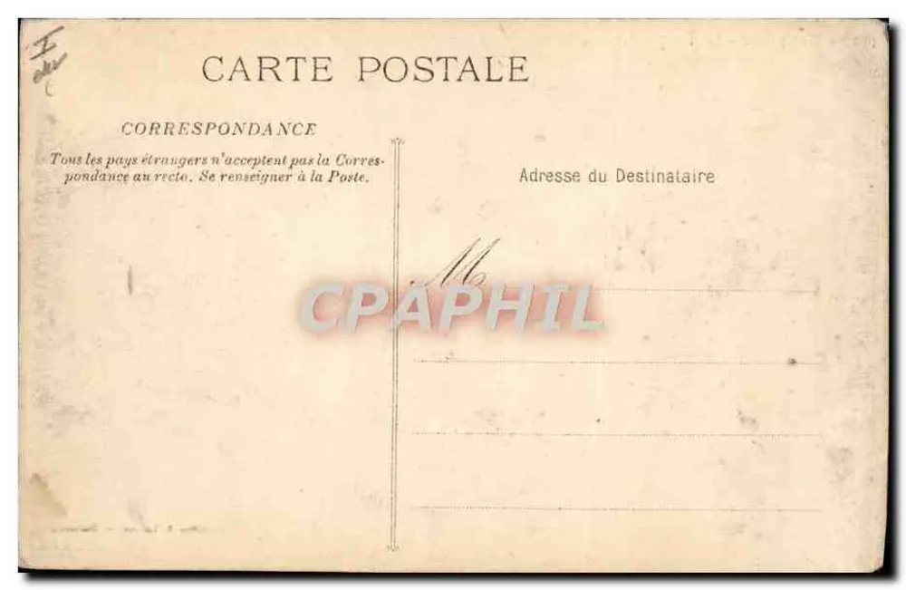 Montpellier - Le Temple Protestant — éditeur E. Lacour, Marseille, n° 1908 - Verso