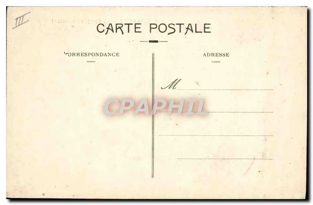 Toulouse — O Templo Protestante — Editor não identificado, n° de série 128 - Verso