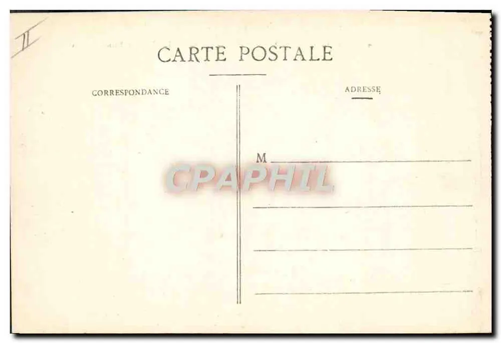 Montbéliard — Vista del Tempio Saint-Martin — editore sconosciuto, n. 43 - Verso