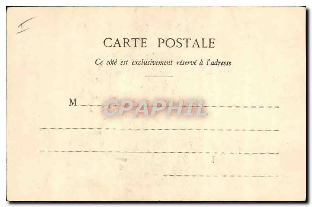 Im Wagen — Szene eines Gesprächs — Phototypie A. Bergeret et Cie - Nancy - Rückseite