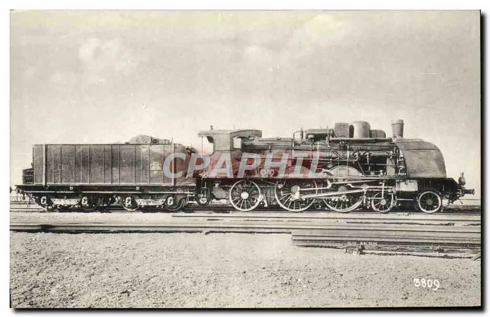 Locomotiva 221 B 11 — Sud-Est (ex-PLM) — H.M.P., Paris - Frente