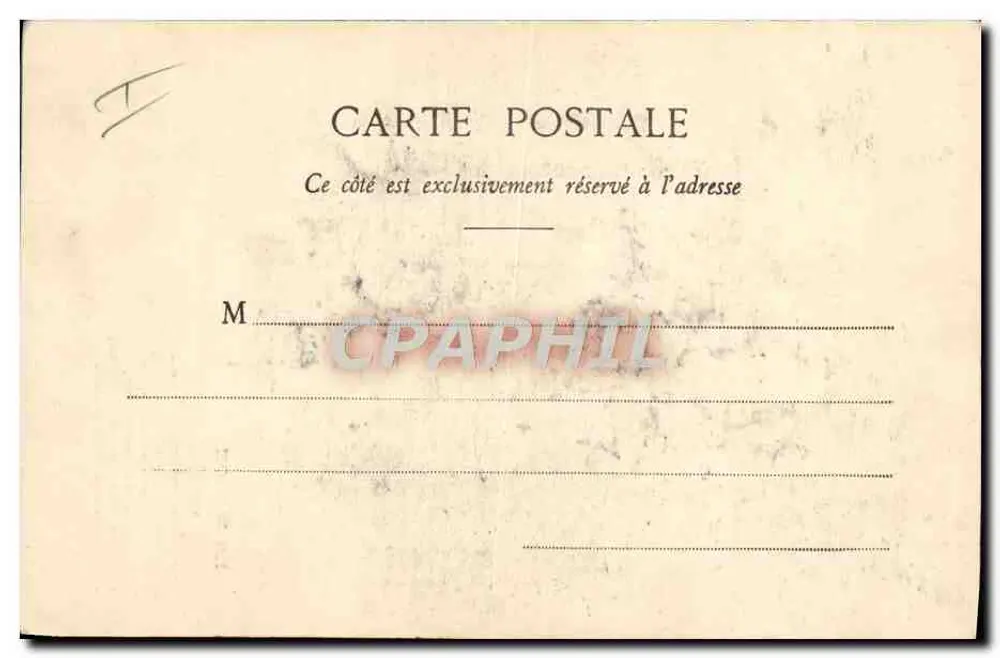 In einem Zugwagen — romantische Szene — Phototypie A. Bergeret et Cie, Nancy, Nr. VIII - Rückseite