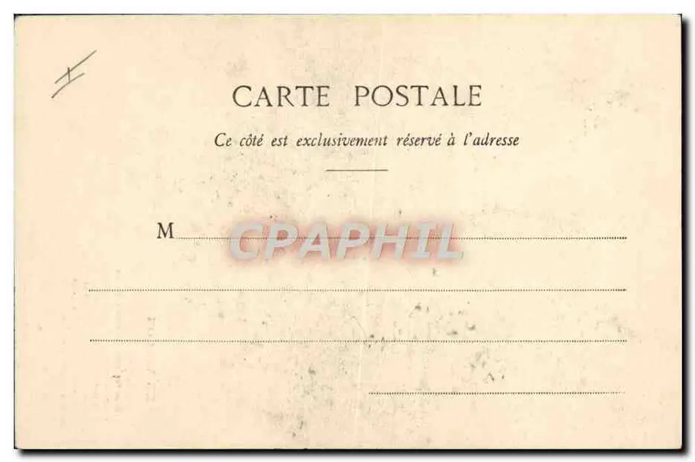 In einem Zugwagen — Gedicht von Paul Verlaine — Phototypie A. Bergeret et Cie, Nancy - Rückseite