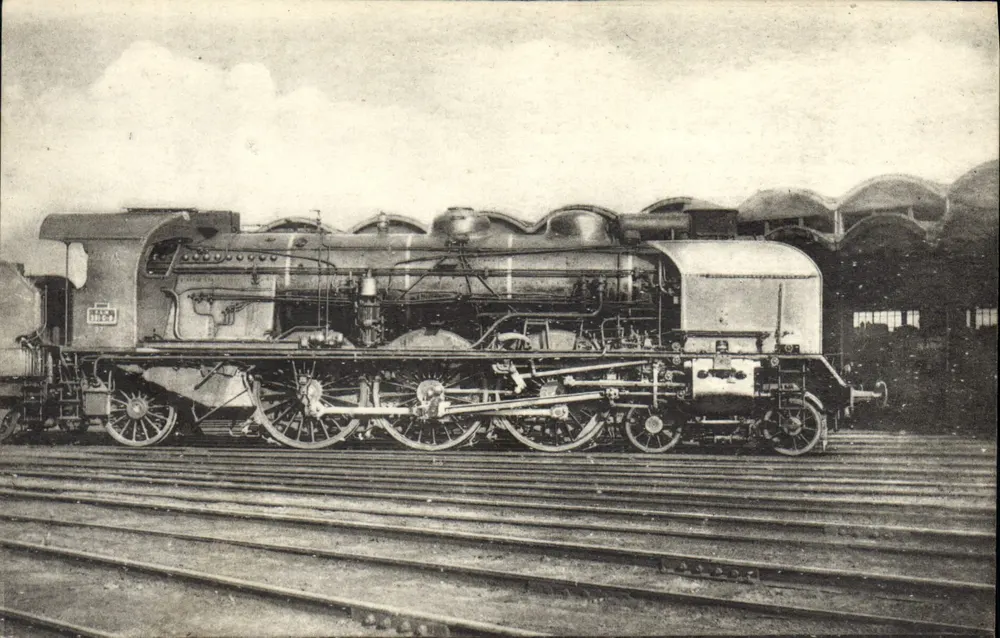 Locomotiva 231 C.9 (ex 6208) — Sudeste — H.M.P. RUE DE PARIS - PARIS - Frente