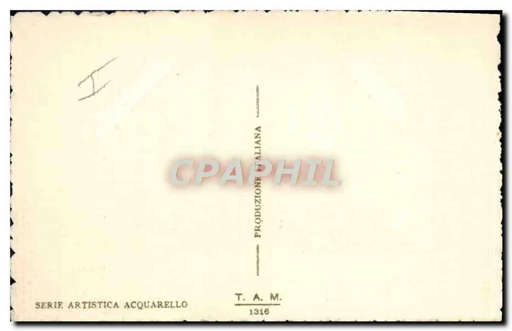 Port jachtowy — widok morski — T.A.M. n°1316 - Rewers