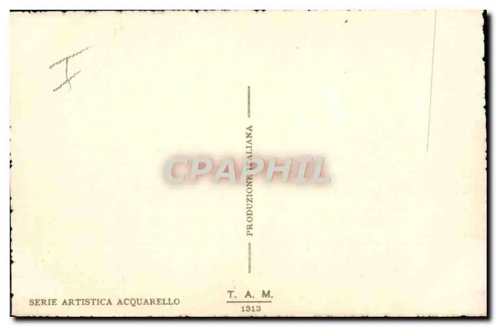 Morska scena z jachtami — T.A.M. 1313 — Produzione Italiana - Rewers