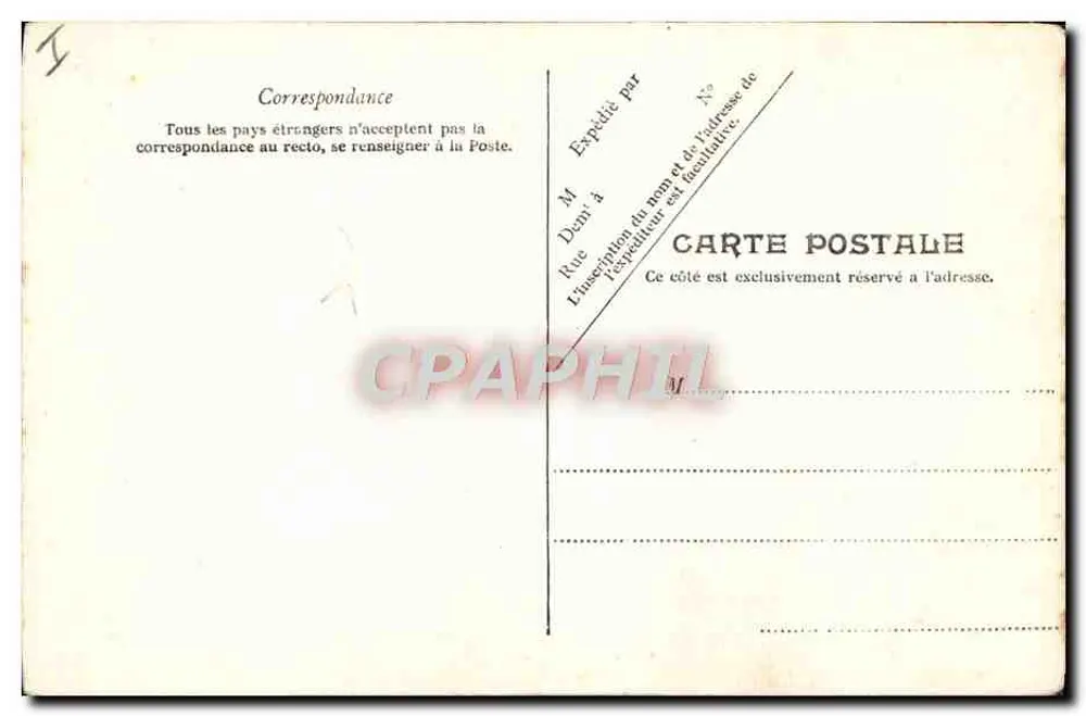 Nackte Frau im Bad — V.P. PARIS — Nr. 2084 - Rückseite