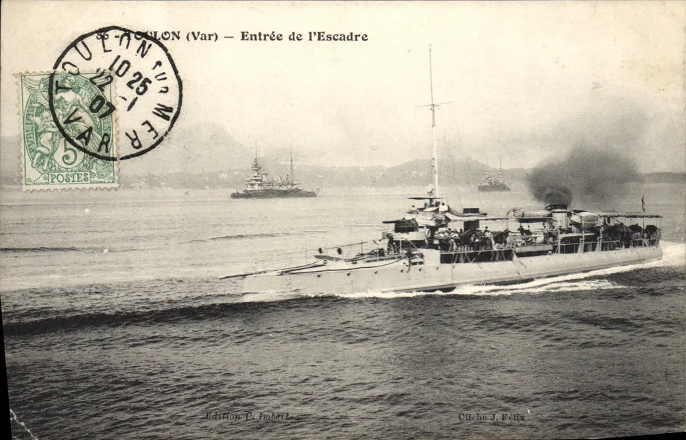 Toulon (Var) — Einlass der Flotte — Ausgabe G. Imbert - Vorderseite