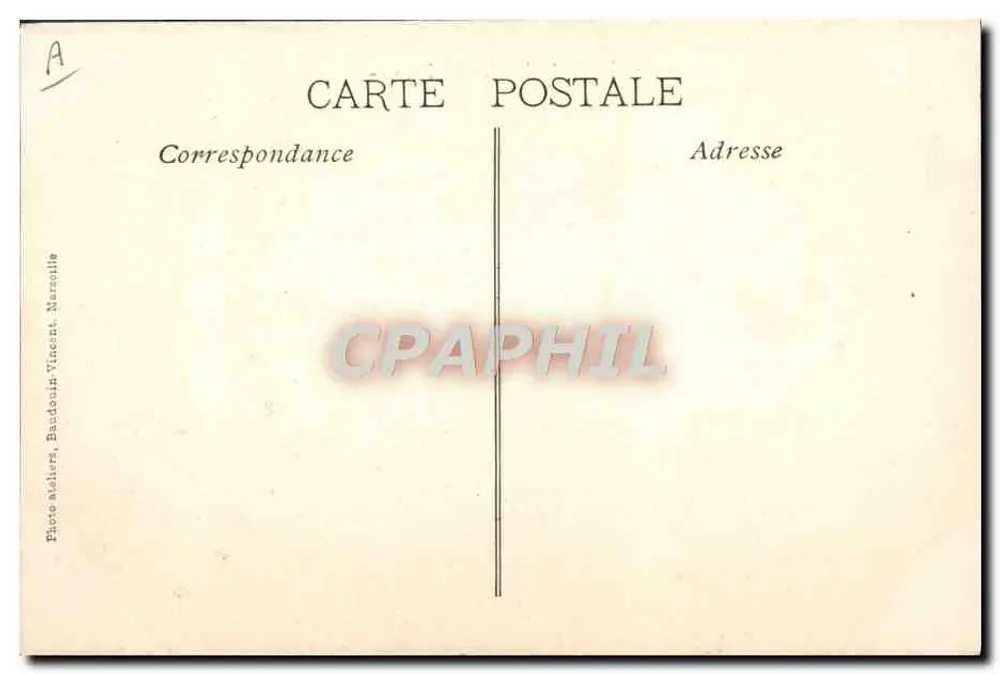 Die Katastrophe des Lena — Der Lena, vom Suffren aus gesehen — Photo atelier Bardoudj, Vincent, Marseille - Rückseite