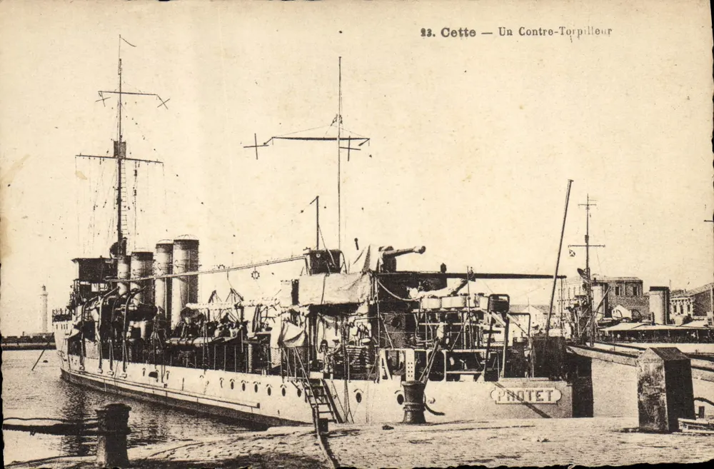 Cotte — Ein Torpedoboot — Protet - Vorderseite