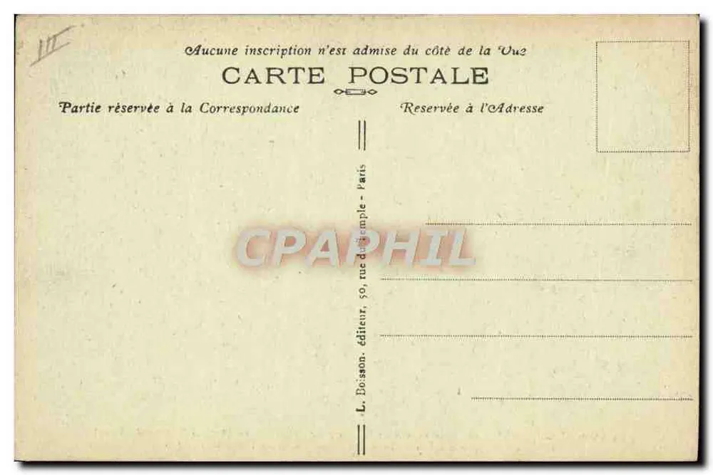 Paris — Teatro de Montmartre — L. Dosson, editor, n°240 - Verso