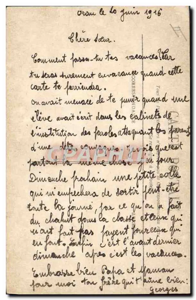 Oran — Le Théâtre Municipal — E.S. n°267 - Reverso