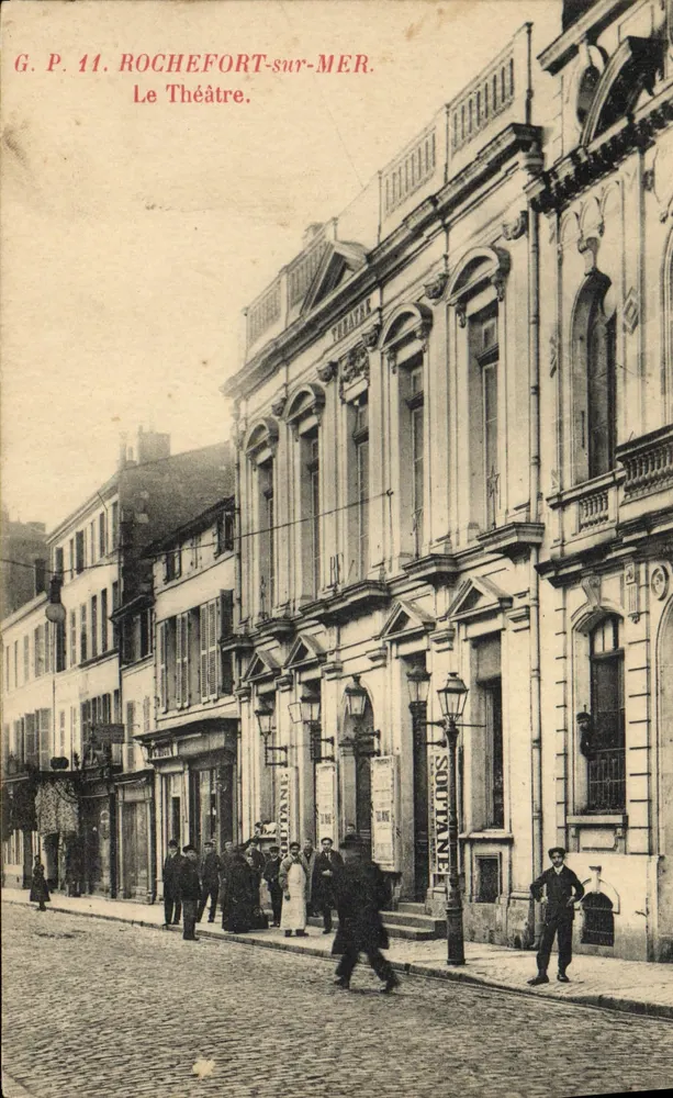 Rochefort-sur-Mer — Uitzicht op het Theater — G.P. 11 - Voorkant